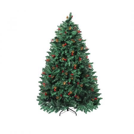 Santaco Christmas Tree 2.1M 7Ft Pinecone Decorated Xmas Home Garden Decorations