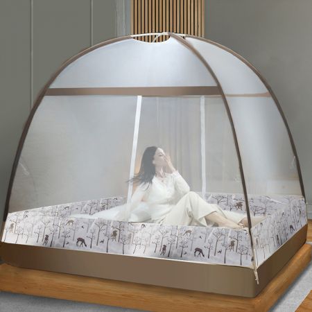 Dreamz Mosquito Bed Nets Foldable Canopy Dome Fly Repel Insect Camping Protect K