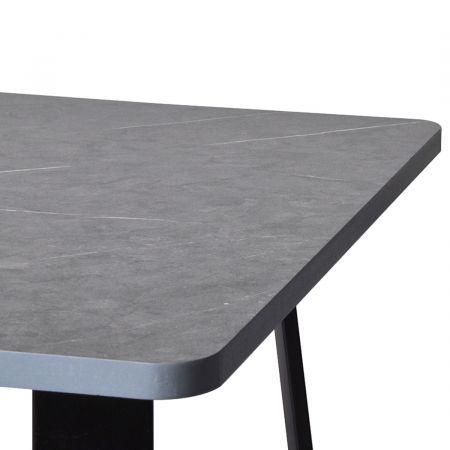 Levede Coffee Table Storage Dining Table Industrial Steel Legs Grey 100CMX50CM