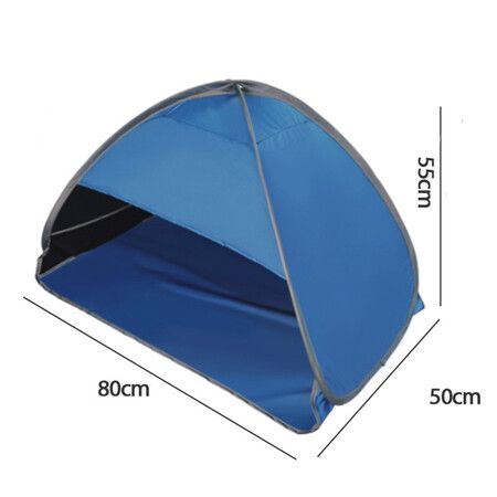 Beach Sun Shelter, Zippered Instant Sun Protection Canopy Anti-UV Awning for Outdoor Picnic Beach Camping