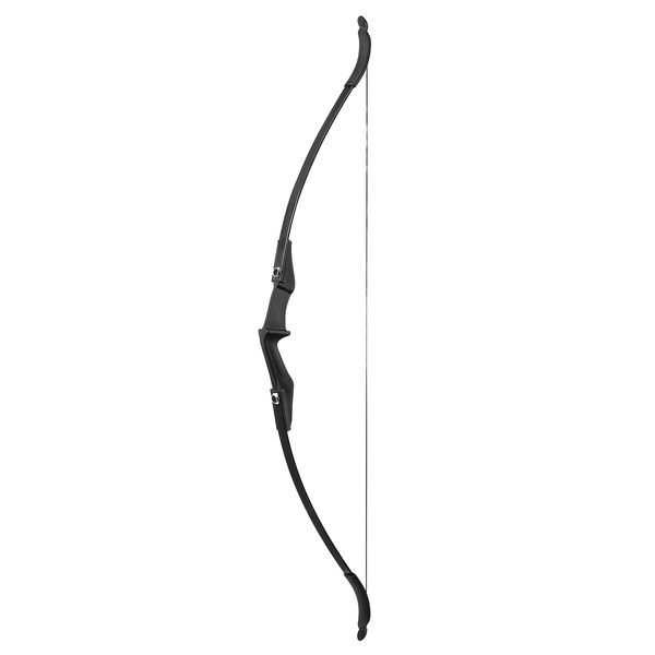 30lbs Recurve Bow Sports Archery Exercise Equipment Outdoor Hunting Target Shooting Games 30lbs Left Right Handed Black