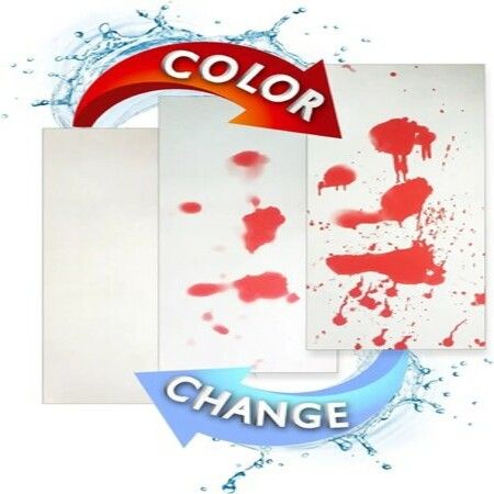 Bloody Bath Mat The Original Color Changing Sheet That Turns Red When Wet ?Halloween Decor Prank Novelty Gag Gifts (40*70cm)