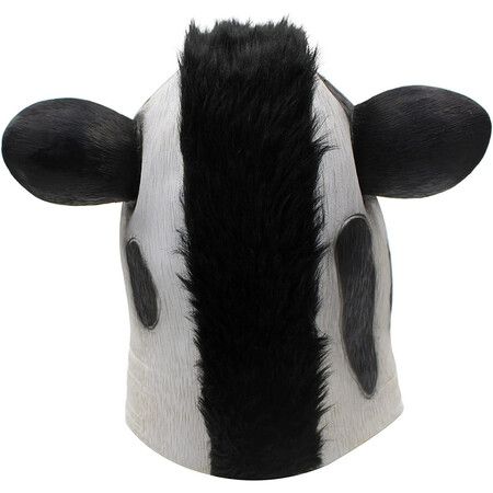 Cow Head Animal Mask, Funny Adult Cow Mask for Dress Up Cow Masks