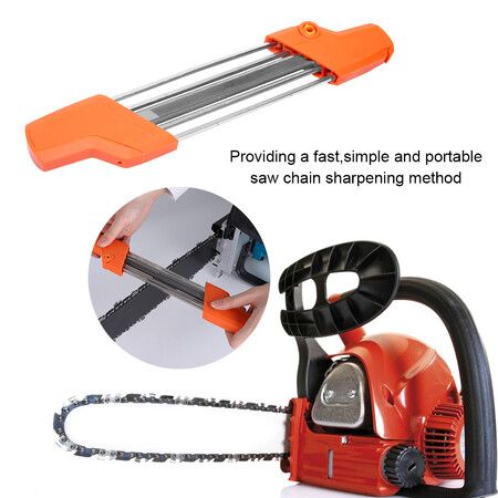 Fit Stihl 2 IN 1 Easy File Chainsaw Chain Sharpener Chainsaw Whetstone  File diameter 5.5mm