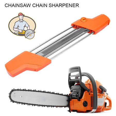 Fit Stihl 2 IN 1 Easy File Chainsaw Chain Sharpener Chainsaw Whetstone  File diameter 5.2mm