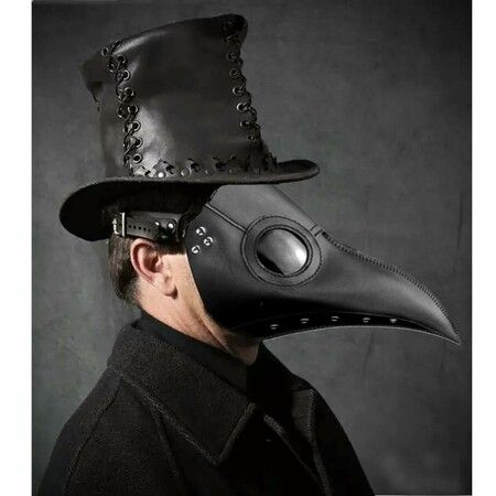 Plague Doctor Masks Long Nose Beak Cosplay Steampunk Bird Mask Halloween Mask Costume Props