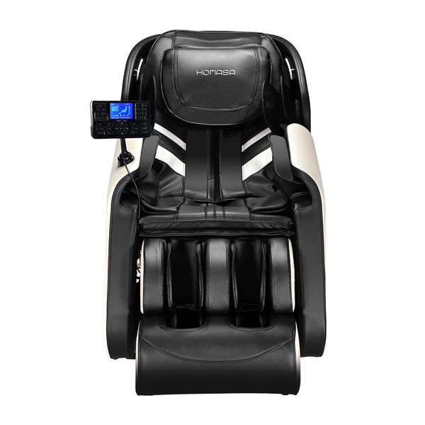 Massage Recliner Chair Therapy Zero Gravity Massager Shiatsu Massaging Machine Calf Leg Shoulder Neck Full Body Electric 4D Homasa