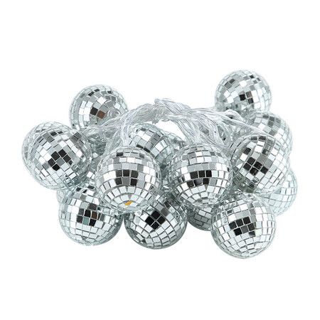 20 LED Disco Lights, Disco Ball Mirror, LED String Lights for Party, Christmas Lights (Multicolor)