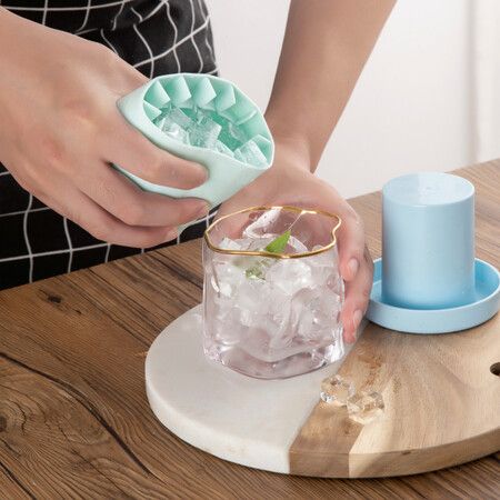 Ice Bucket Cup Mold For Making Ice Cubes Tray Freeze Quickly Safety Silicone Creative Design Frozen Drink Maker