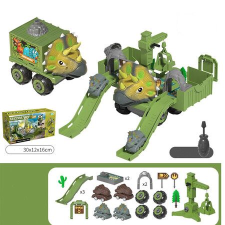 Dinosaur Truck Toys Set