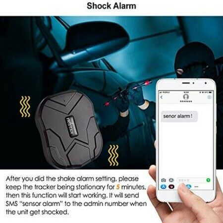 GPS Tracker Device For Motorcycle Trucks Anti Theft Alarm