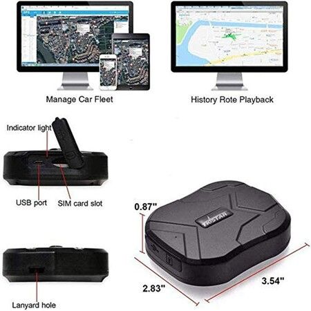 GPS Tracker Device For Motorcycle Trucks Anti Theft Alarm