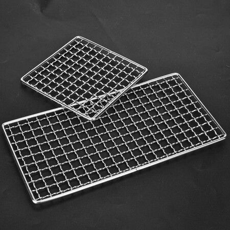 Outdoor Camping Stainless Steel Barbecue Wire Mesh BBQ Grill Mat Cooking Grid