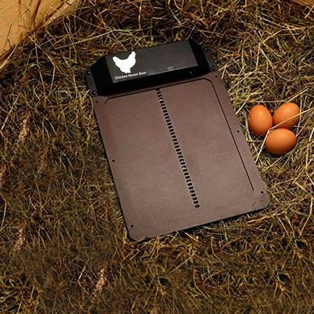 Automatic Chicken Coop Door Light Sensing Evening and Morning Delayed Opening Timer Poultry Chicken Duck Henhouse Door Opener