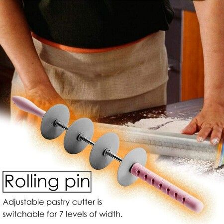 Rolling Pins Rolling Pin Multi-function Bread Tool for Bread, Pizza and Spaghetti