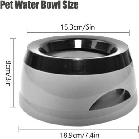 Dog Water Bowl, Anti-Splash Water Feeder Dispenser Vehicle Carried Travel Water Bowl for Pets