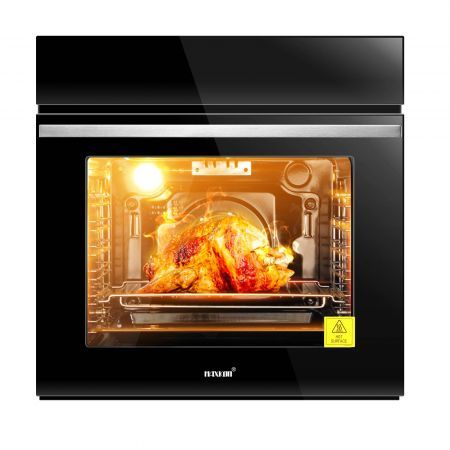 Electric Wall Oven Convection Baking Cooking Chef Stainless Steel Built In Cooker Touch Control 80L 3150W 13 Functions Maxkon