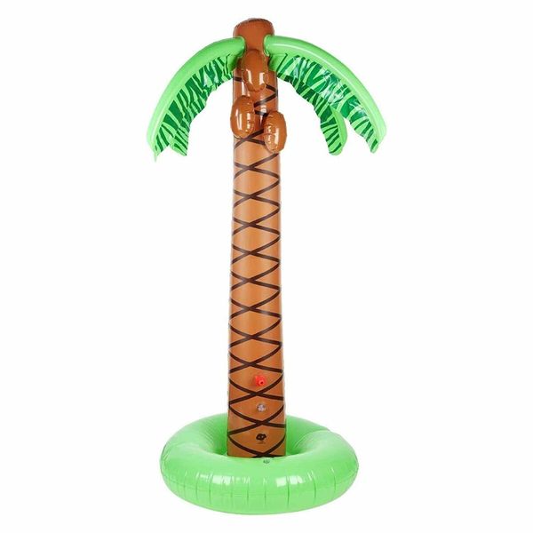 Palm Tree Sprinkler Inflatable Water Toy Pool Beach Lawn Outdoor Garden Spray Game Centre Toys for Kids Pets 160cm Tall 