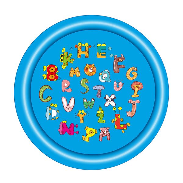 Sprinkler Water Mat Play Toy Beach Pool Kids Game Centre Pad Splash Spray Lawn Garden Backyard Outdoor 170cm