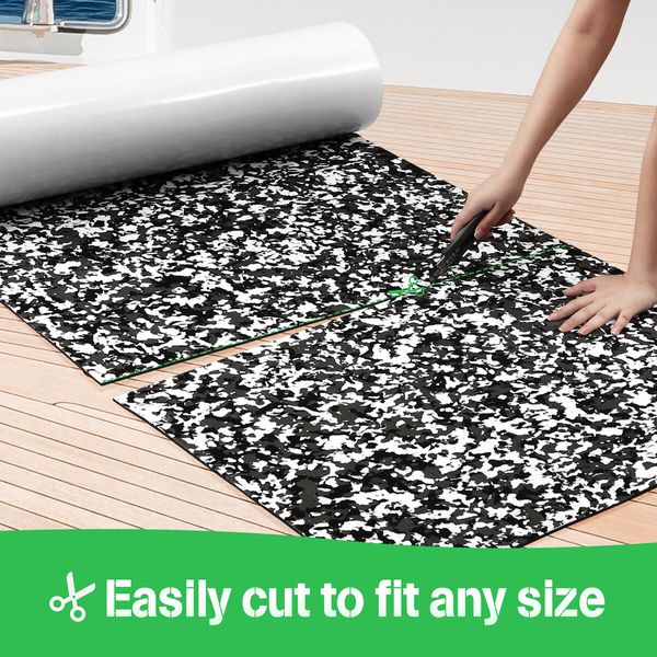 Boat Flooring Marine Carpet EVA Non Slip Foam Decking Mat Sheet Covering Matting Yacht Pad Camouflage