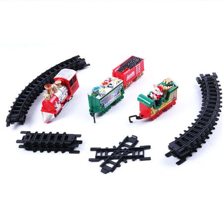 Christmas Toy Train Set, Electric Steam Train Toy for 3 4 5 6 7 8+ Year Old Boy Girls