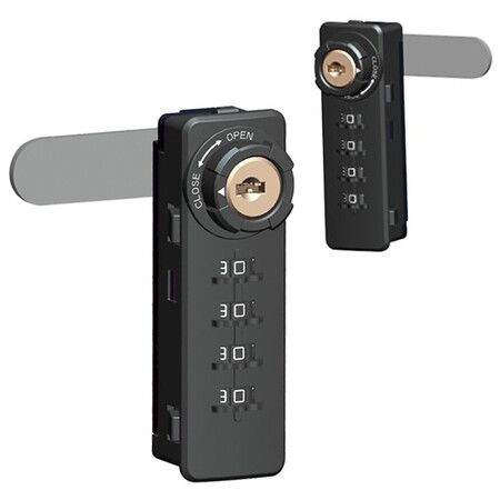 4-Digits Keyless Combination Cam Lock for Vertical Canbinet Doors