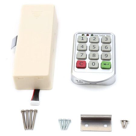 Electronic Cabinet Lock Set, Intelligent Digit Keypad Password Locks for wooden Cabinet, Drawer