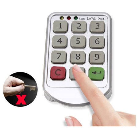 Electronic Cabinet Lock Set, Intelligent Digit Keypad Password Locks for wooden Cabinet, Drawer