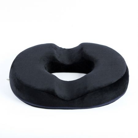 Donut Hemorrhoid Tailbone Cushion - Small Black Seat Cushion for Tailbone Pain Relief