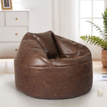 Marlow Bean Bag Chair Cover PU Indoor Home Game Lounger Seat Lazy Sofa Large