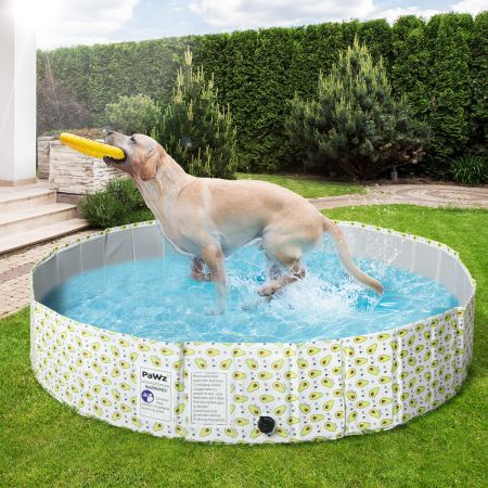 PaWz 120cm Pet Dog Swimming Pool Cat Portable BathTub Kid Shower Washing Folding