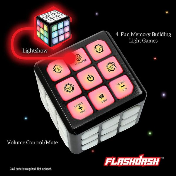 Flashing Cube Electronic Memory and Brain Game or Kids Ages 6-12 Years Old