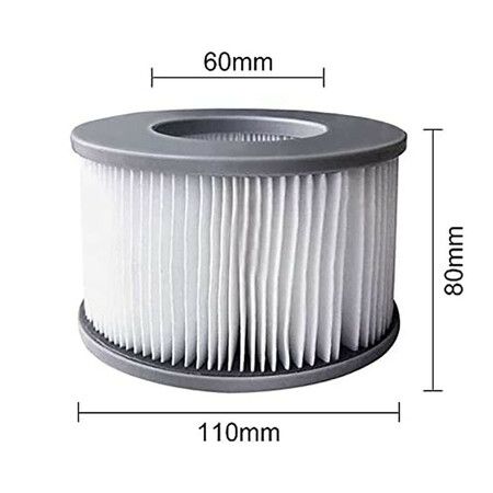 Hot Tub Filters for MSpa Inflatable Pools Fit for MSPA All Current Hot Tubs (2Pcs)