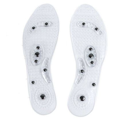 Enhanced Magnetic Shoes Foot Acupressure Insole Magnetic Point Therapy Massage Insole Body Detox Insertion Feet Pads