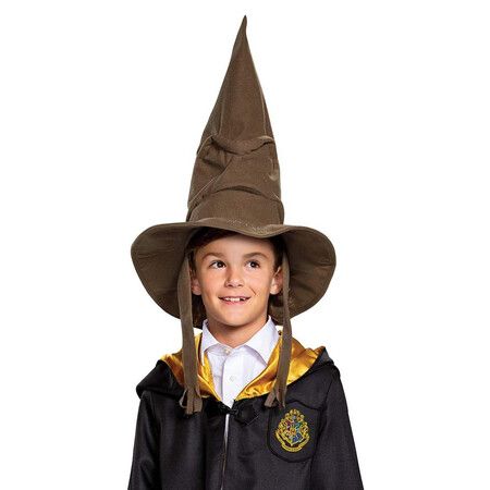 Harry Potter Sorting Hat, Costume Accessory for Kids, Childrens Size Brown