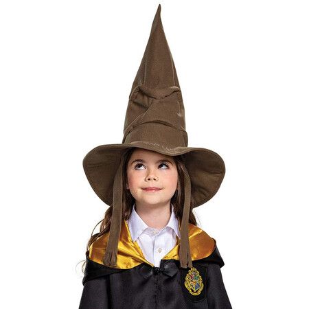 Harry Potter Sorting Hat, Costume Accessory for Kids, Childrens Size Brown