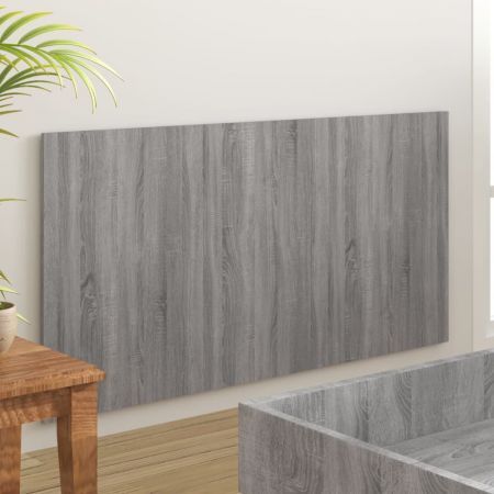 Bed Headboard Grey Sonoma 160x1.5x80 cm Engineered Wood