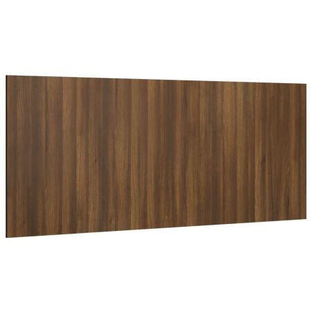 Bed Headboard Brown Oak 200x1.5x80 cm Engineered Wood