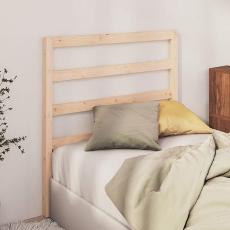 Bed Headboard 96x4x100 cm Solid Wood Pine