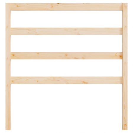 Bed Headboard 96x4x100 cm Solid Wood Pine