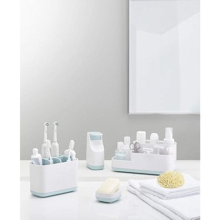 EasyStore Toothbrush Holder Bathroom Storage Organizer