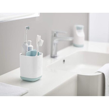 EasyStore Toothbrush Holder Bathroom Storage Organizer