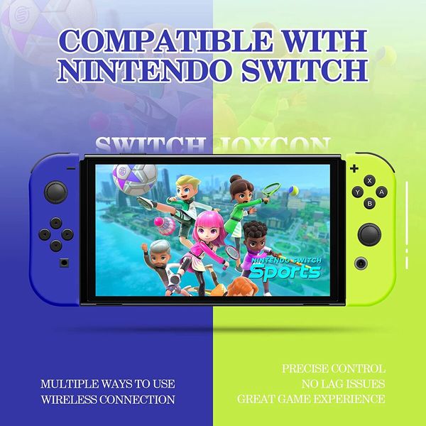 Joy-con Controller Compatible with Switch,Wireless Replacement for Switch,Support Wake-up/Motion Control