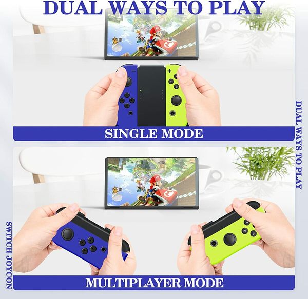 Joy-con Controller Compatible with Switch,Wireless Replacement for Switch,Support Wake-up/Motion Control