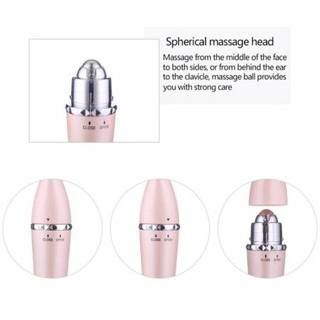 lectric 3D Roller Facial Massager, 3 In1 Multifun Microcurrent Face Body Beauty Roller Massager