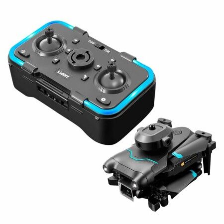 Mini Drone 4K Obstacle Avoid Optical-Flow Double Camera HD FPV Wifi Foldable Quadcopter RC Helicopters Toys