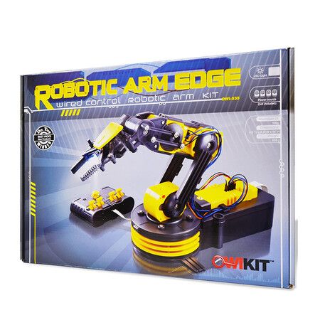 Robotic Arm Edge, No Soldering Required, Extensive Range of Motion on All Pivot Points