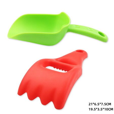 5pcs Beach Sand Toys for Kids Collapsible Sand Buckets Toddler Sandbox Toys Foldable Bucket and Shovel Col RANDOM SEND