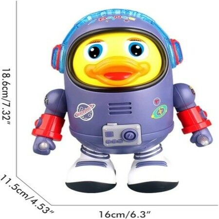 Educational Electric Musical Dance Duck Toy, Intelligent Walking Electric Duck Toy