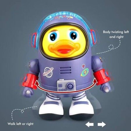 Educational Electric Musical Dance Duck Toy, Intelligent Walking Electric Duck Toy